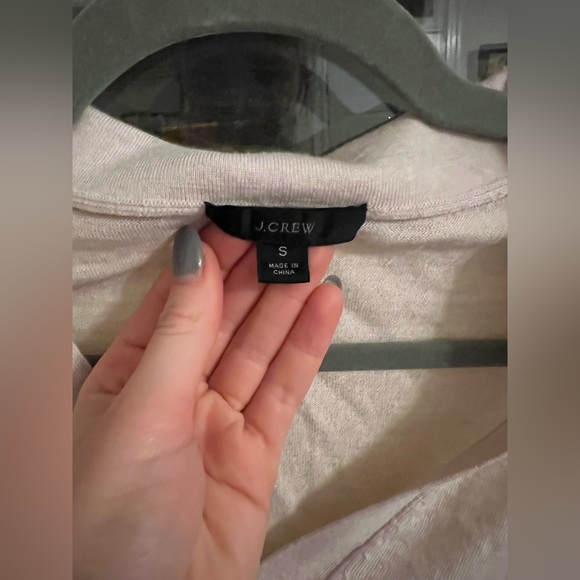 Light Pink JCrew Collared Sweater - Picture 2 of 3